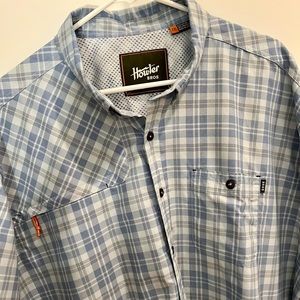 Howler Brothers Short Sleeve Plaid Button Down Men’s shirt